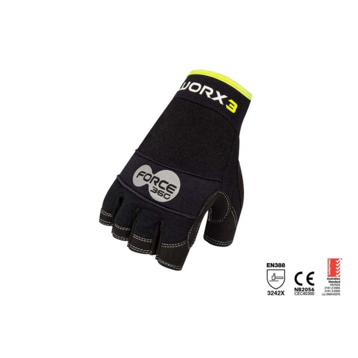 Picture of Force360 Worx 3 Original Mechanics Fingerless Glove