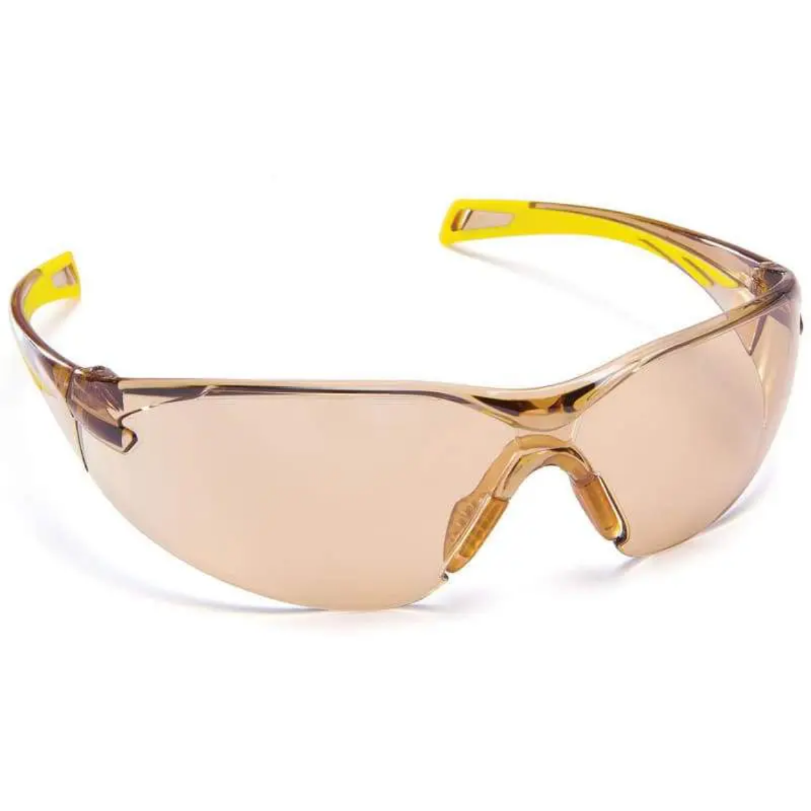 Picture of Force360 Runner Bronze Mirror Lens Safety Glasses, Yellow