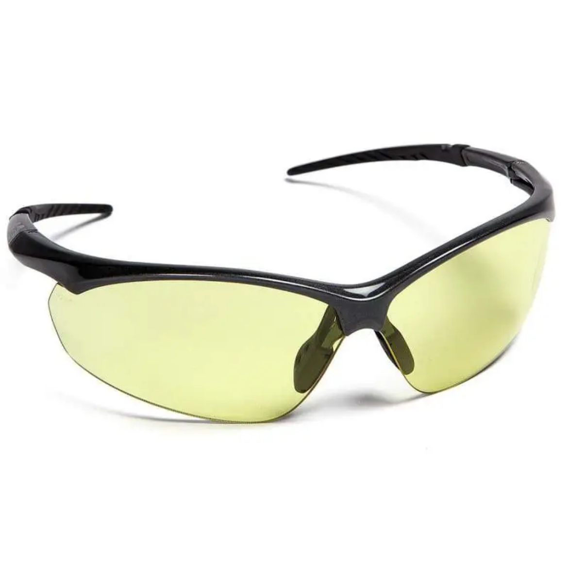 Picture of Force360 Flight Amber Lens Safety Glasses, Black