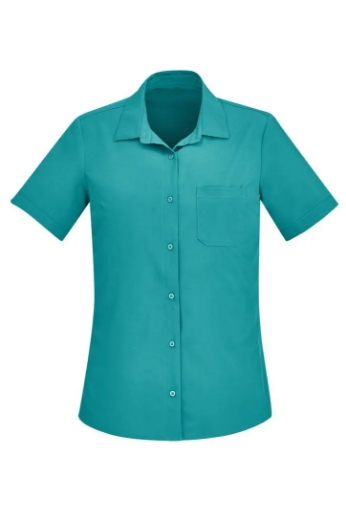 Picture of Biz Care Florence Womens Plain S/S Shirt