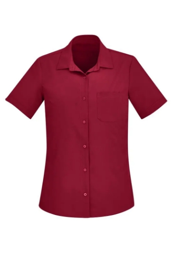 Picture of Biz Care Florence Womens Plain S/S Shirt