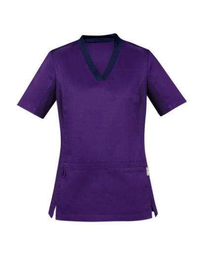 Picture of Biz Care, Riley Womens V-Neck Scrub Top