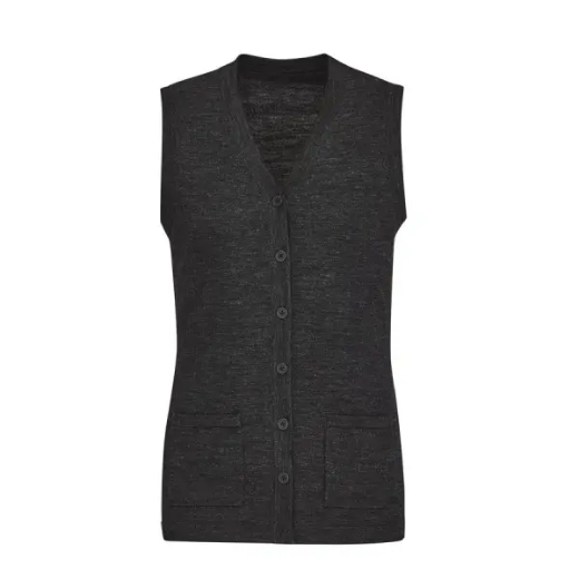 Picture of Biz Care, Womens Button Front Vest