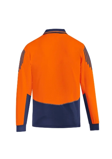 Picture of Syzmik, Mens Hi Vis Flux L/S Polo