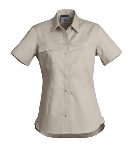 Picture of Syzmik, Womens Lightweight S/S Tradie Shirt