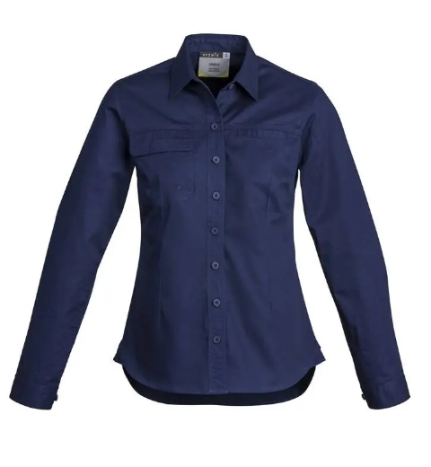 Picture of Syzmik, Womens Lightweight L/S Tradie Shirt