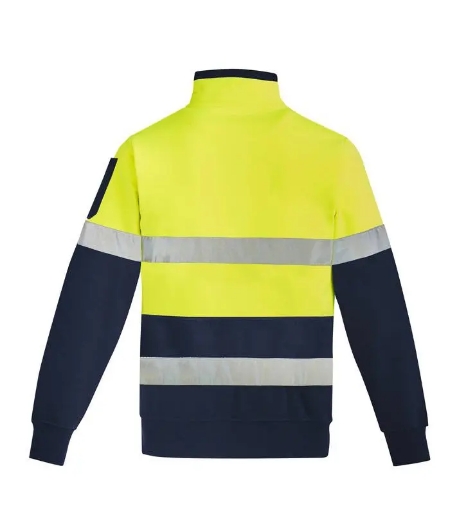 Picture of Syzmik, Mens Hi Vis 1/4 Zip Pullover - Hoop Taped