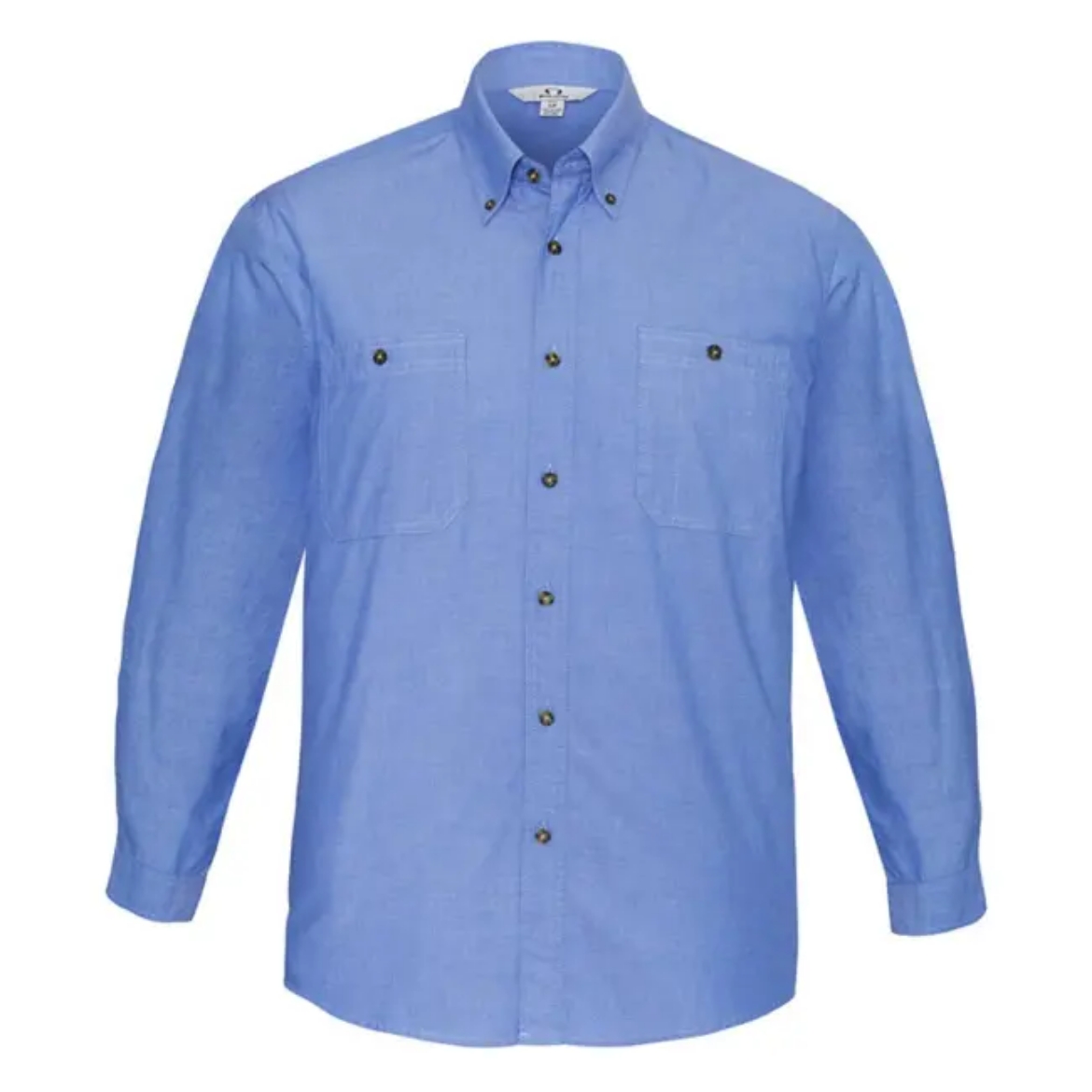 Picture of Biz Collection, Wrinkle Free Chambray Mens L/S Shirt