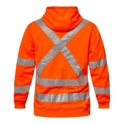 Picture of WorkCraft, Ridge Hi Vis Hoodie W X Tape