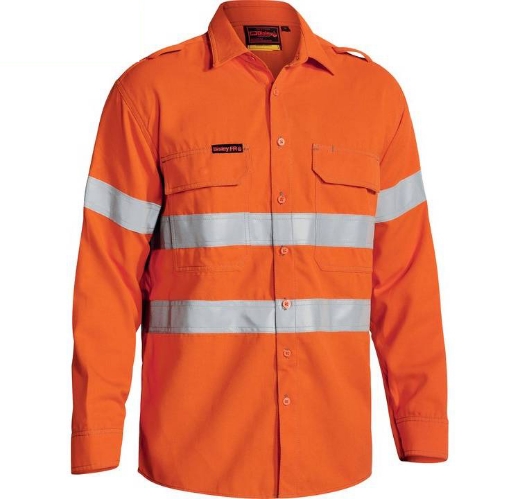 Picture of Bisley, Tencate Tecasafe® Plus 700 Hi Vis FR Vented Shirt