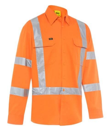 Picture of Bisley, X Taped Biomotion Hi Vis Cool Lightweight Shirt