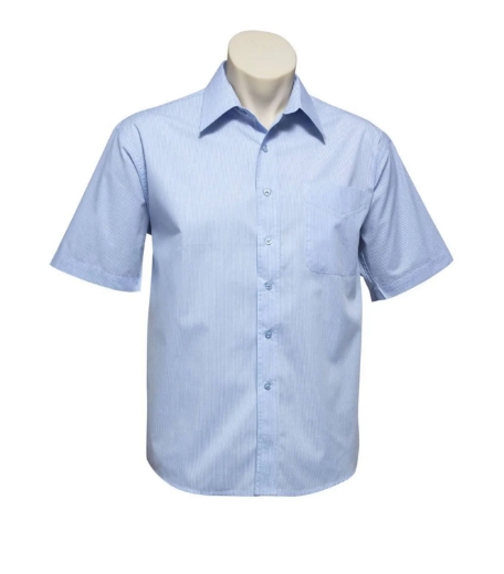 Picture of Biz Collection, Micro Check Mens S/S Shirt