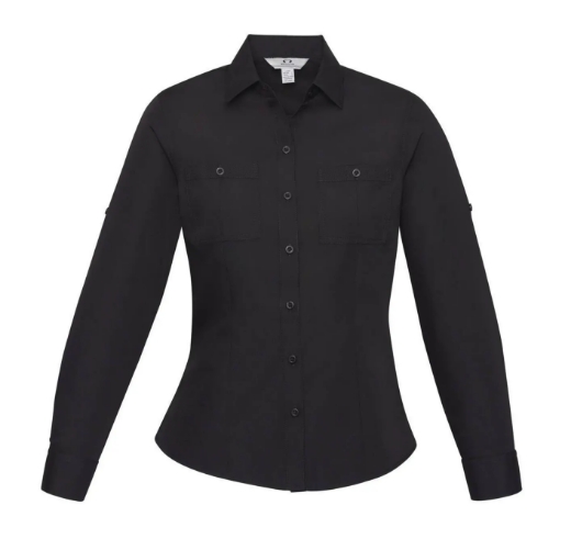 Picture of Biz Collection, Bondi Ladies Roll-Up Shirt