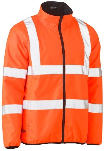 Picture of Bisley, Taped Hi Vis Reversible Puffer Jacket