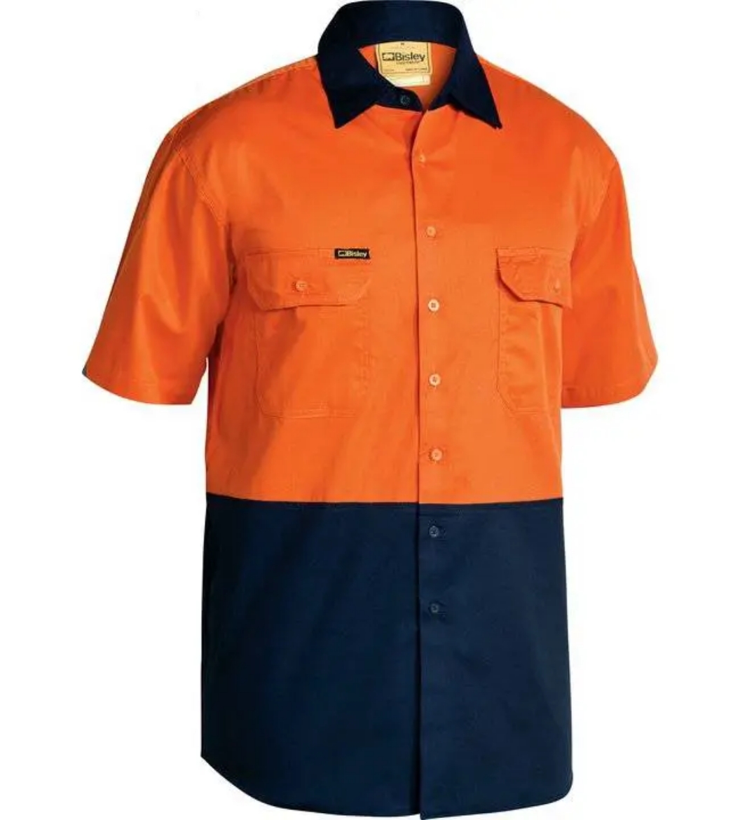 Picture of Bisley, Hi Vis Cool Lightweight Drill Shirt