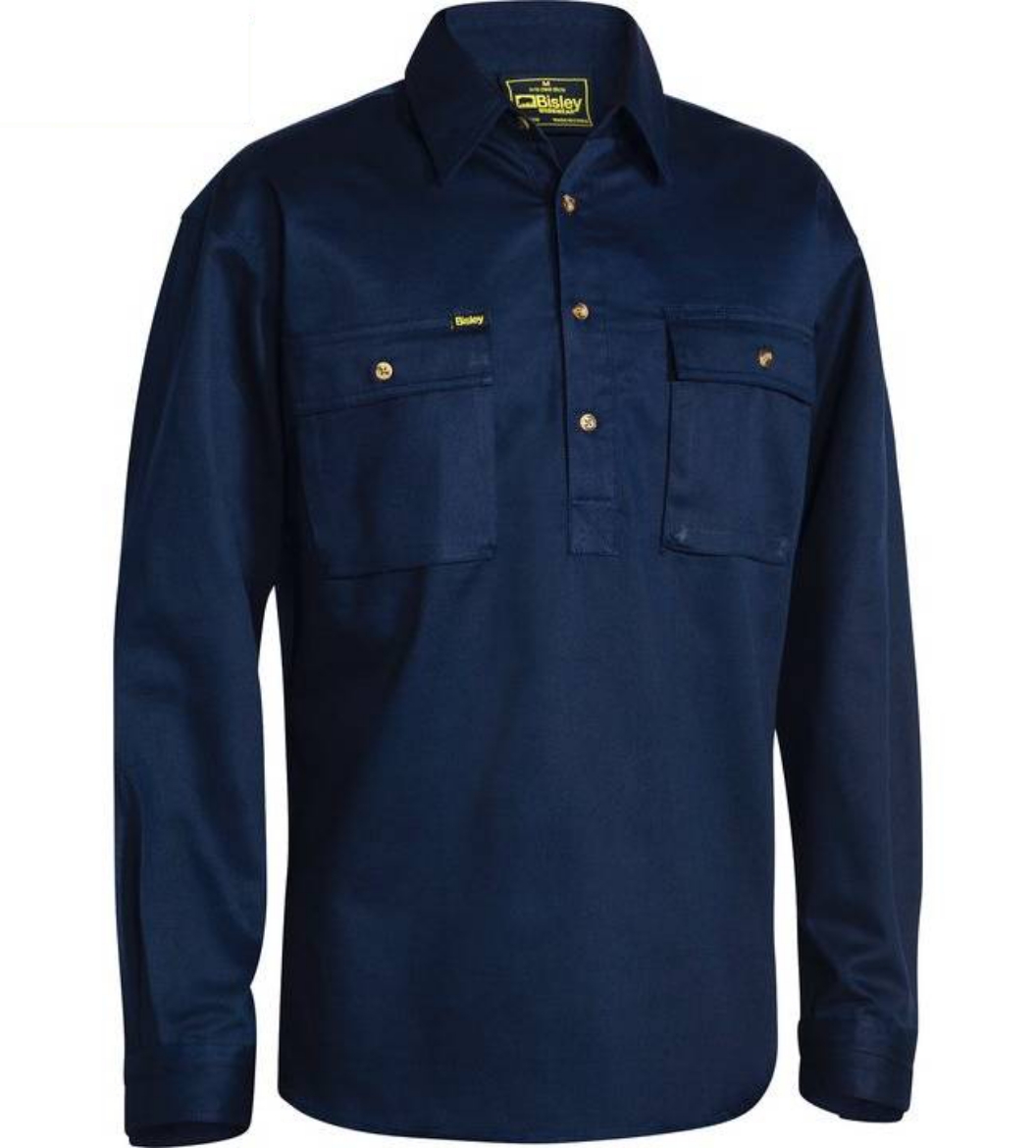 Picture of Bisley,Closed Front Cotton Drill Shirt