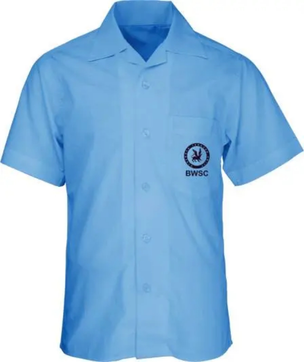 Picture of Brisbane Waters Sec College Shirt, Blue or White