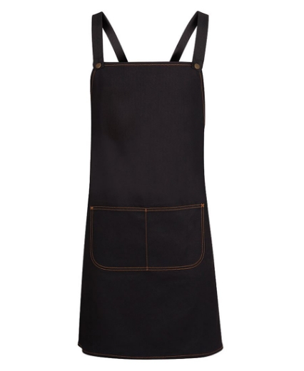 Picture of JB's Wear, Cross Back Denim Apron (no straps)