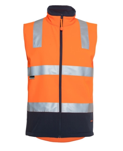 Picture of JB's Wear, HV 4602.1 (D+N) Softshell Vest