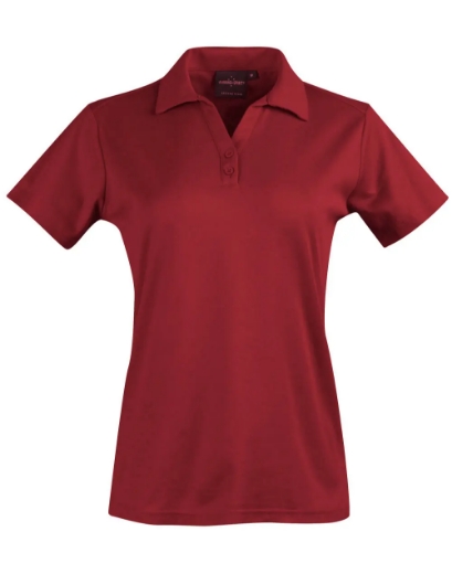 Picture of Winning Spirit, Ladies Cotton Back TrueDry S/S Polo