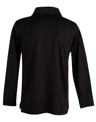 Picture of Winning Spirit, Mens Cotton Back Truedry L/S Polo