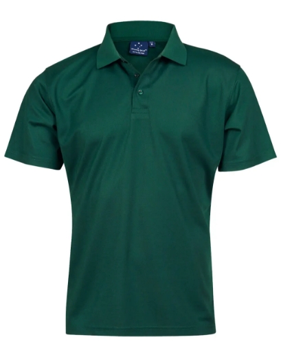 Picture of Winning Spirit, Mens Cooldry Pique Soild Colour S/S Polo