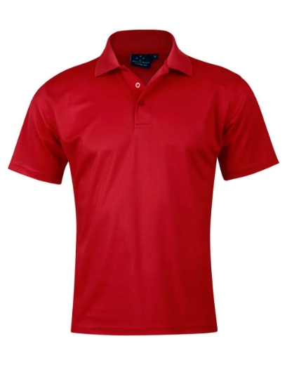 Picture of Winning Spirit, Mens Cooldry Pique Soild Colour S/S Polo