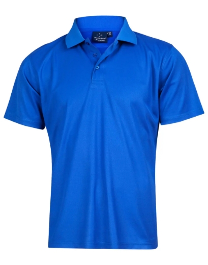 Picture of Winning Spirit, Mens Cooldry Pique Soild Colour S/S Polo