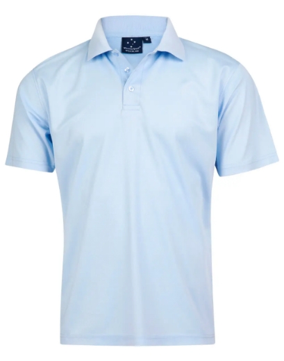 Picture of Winning Spirit, Mens Cooldry Pique Soild Colour S/S Polo