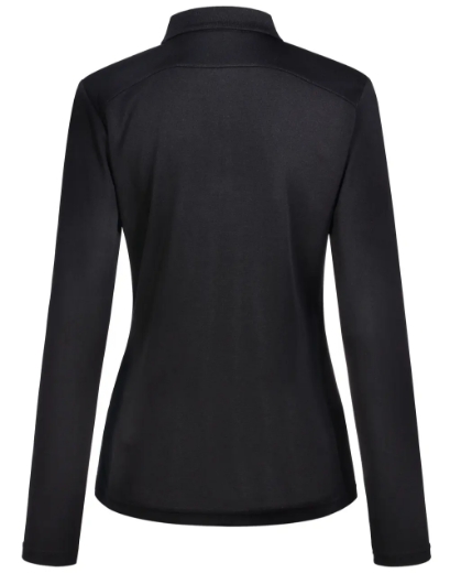 Picture of Winning Spirit, Ladies Bamboo Charcoal L/S Polo