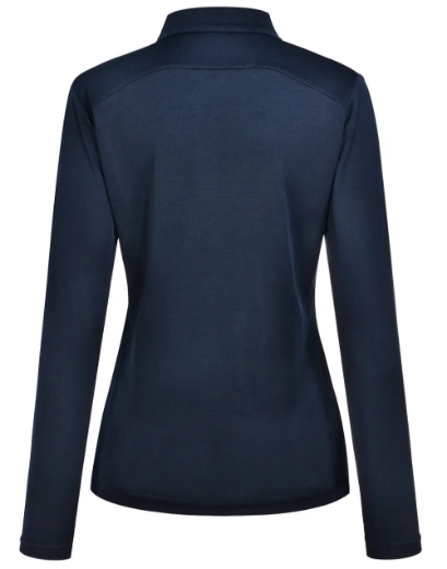 Picture of Winning Spirit, Ladies Bamboo Charcoal L/S Polo