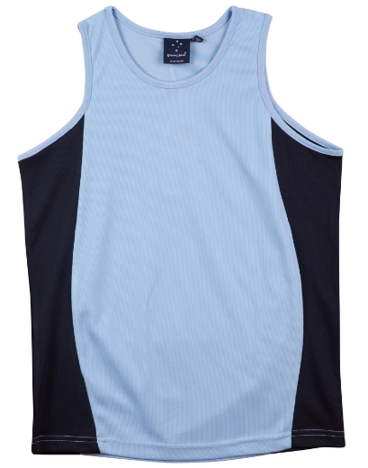 Picture of Winning Spirit, Mens Cooldry Contrast Mesh Singlet