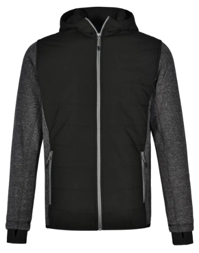 Picture of Winning Spirit, Mens Heather Sleeve/Quilted Body Jacket