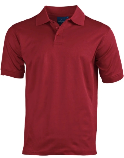 Picture of Winning Spirit, Mens Cotton Back TrueDry Polo