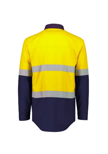 Picture of Syzmik, Mens Flame Ripstop Spliced Shirt