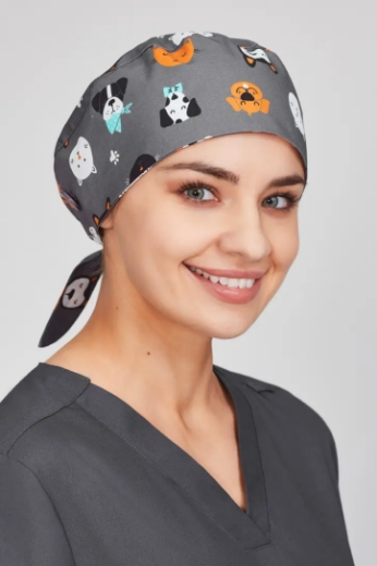 Picture of Biz Care, Printed Unisex Scrub Cap