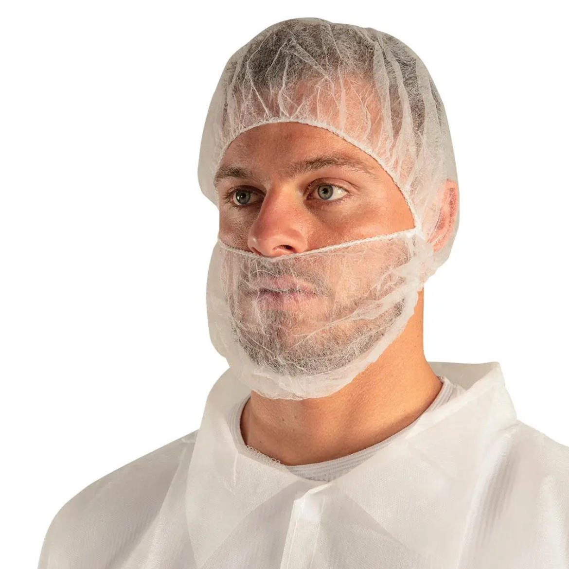 Picture of Force360 SPP Double Loop Beard Cover (2000) White Size One