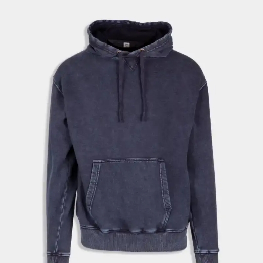 Picture of RAMO, Mens Stone Wash Fleece Hoodie