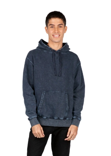 Picture of RAMO, Mens Stone Wash Fleece Hoodie