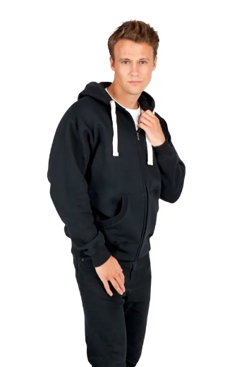 Picture of RAMO, Mens Brushed Heavy Zip Fleece Hoodie