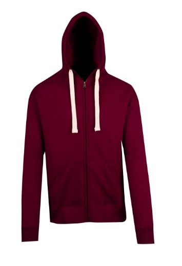 Picture of RAMO, Mens Brushed Heavy Zip Fleece Hoodie