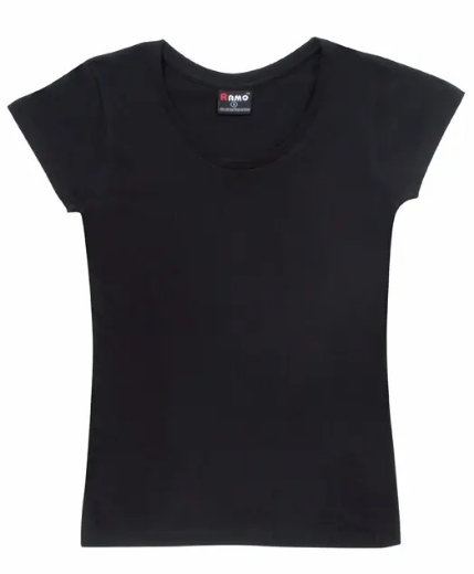 Picture of RAMO, Ladies Jersey Scoop Neck Tee