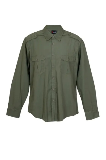 Picture of RAMO, Mens Military Long Sleeve Shirt