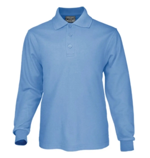 Picture of Bocini, Unisex Adults Back L/S Polo