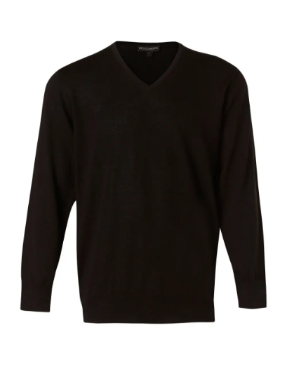 Picture of Winning Spirit, Mens V-Neck L/S Jumper