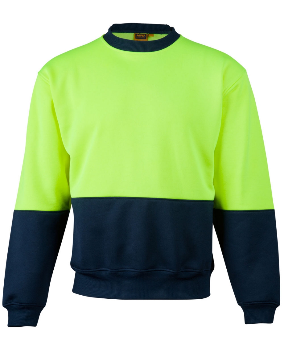 Picture of Winning Spirit, High Visibility Crew Neck Windcheater