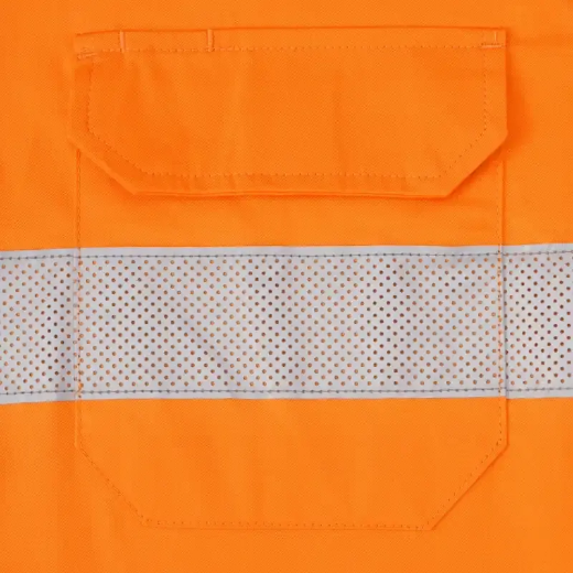 Picture of Winning Spirit, Unisex Hi Vis Cool-Breeze Closed Front LS Shirt