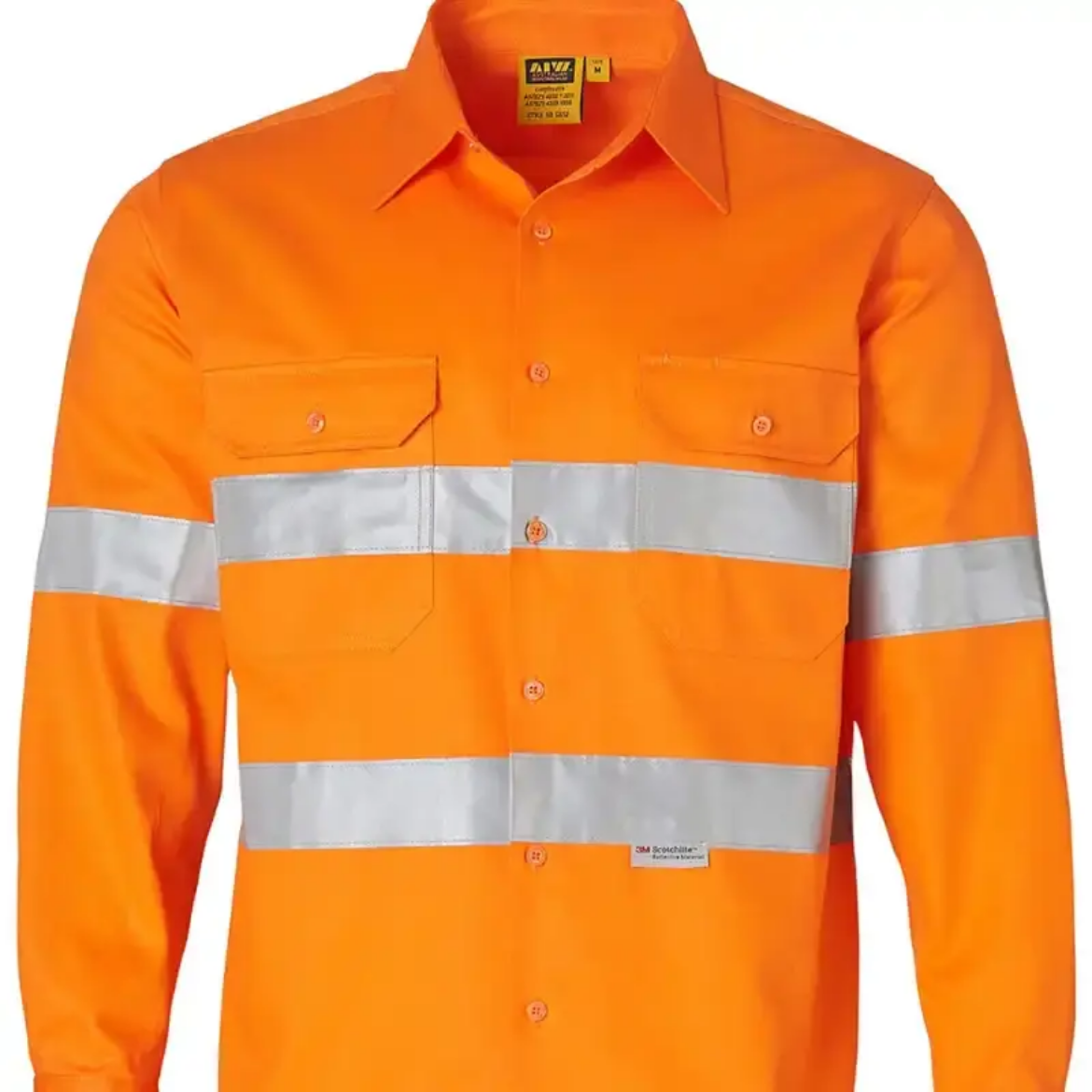 Picture of Winning Spirit, Mens High Visibility L/S Drill Shirt