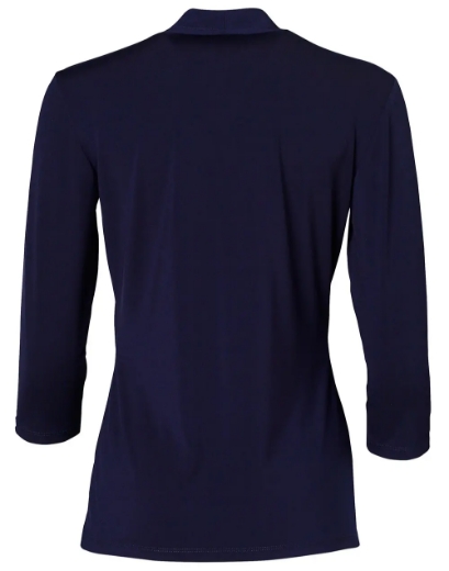 Picture of Winning Spirit, Ladies Isabel Stretch 3/4 Sleeve Knit Top