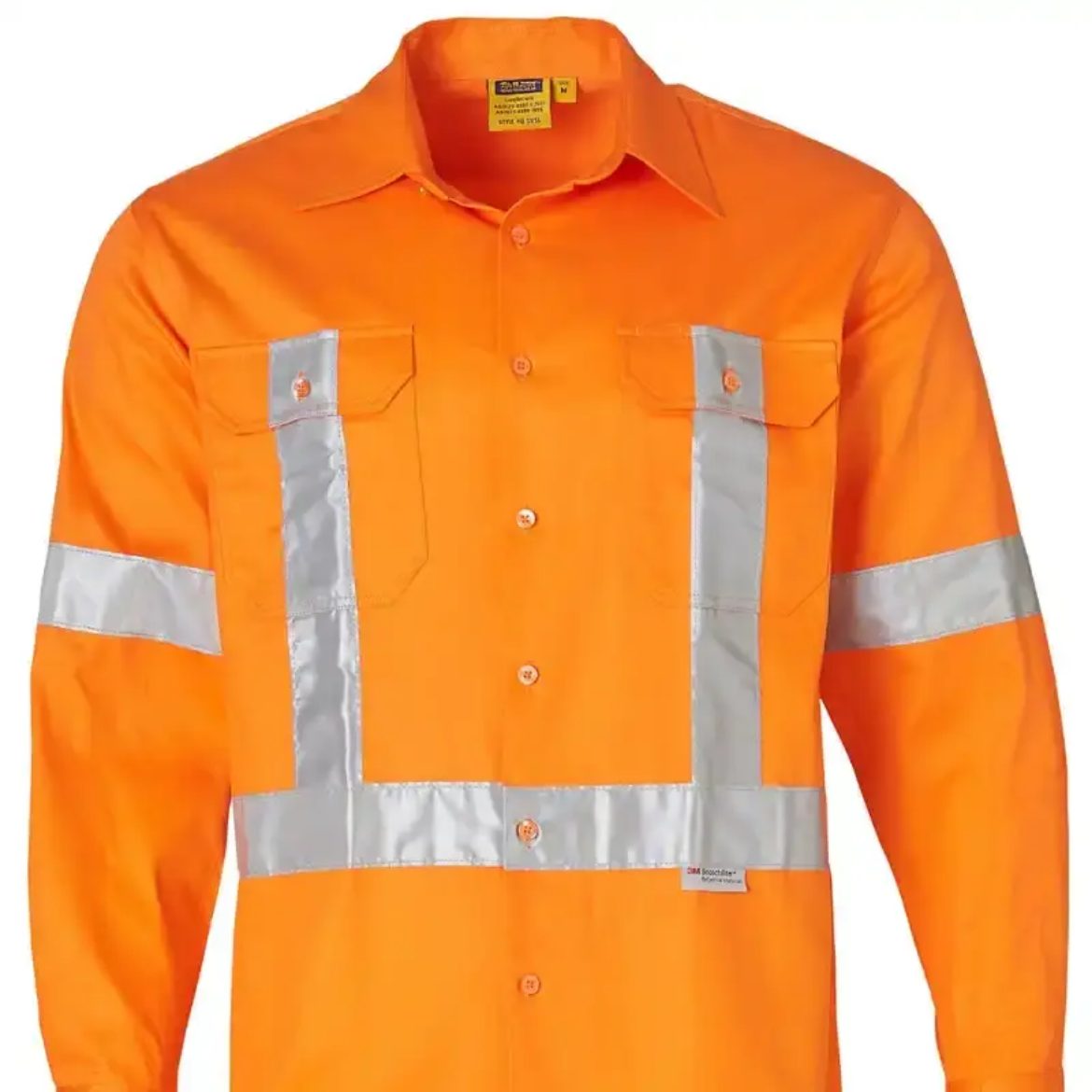 Picture of Winning Spirit, Mens High Visibility L/S Drill Shirt
